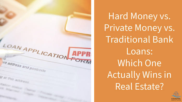 Hard Money vs. Private Money vs. Traditional Bank Loans: Which One Actually Wins in Real Estate?<br />
